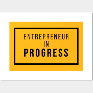 entrepreneur in progress art Posters and Art